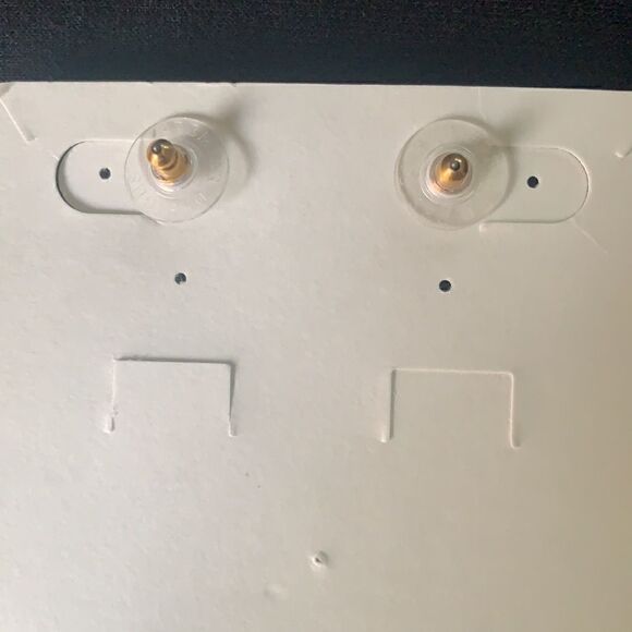 Premier Designs Post Earrings Pierced Pewter Blue - Picture 4 of 7